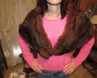 Mink stole/wrap