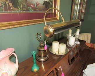 Brass piano lamp