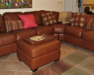 Walther leather sofa
