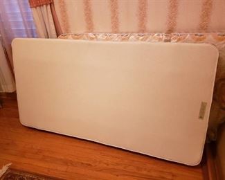 New old stock Vintage Montgomery Wards Mid Century MCM Twin Mattress & Box extra clean never used $195