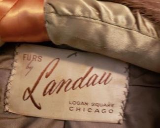 Landau Furs Chicago Vintage Mink Stole Call 