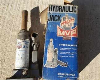 Vintage MVP Hydraulic Jack $20 