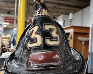 Vintage 1940's Cairns & brother #33 brass eagle fireman helmet Call