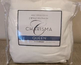 Charisma brand - 400 thread count 4 piece cotton queen set