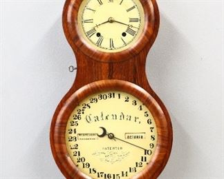 Seth Thomas Peanut Calendar Clock