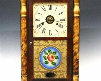 Gilbert Column and Cornice Shelf Clock