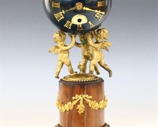 French Cherub clock