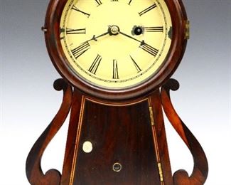 American Banjo Shelf Clock