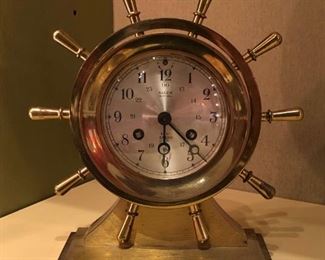 Salem Ships Bell Mantle Clock