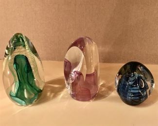 Glass Paperweights