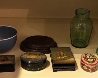Russian Lacquered Boxes