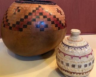 Yakama Gourd and Basket