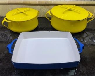 MCM Dansk Enameled Cook Pots