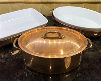 Mauviel Copper Cookware Set