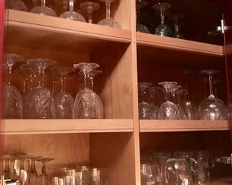 Assorted Barware and Stemware