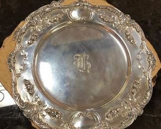 Set of Gorham Sterling Silver Plates