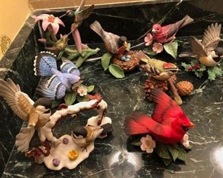 Collection of Lenox Bird Figures