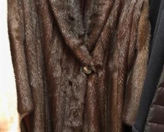 Ladies Brown Mink Coat