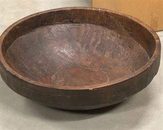 Large Primitive Wood Bowl