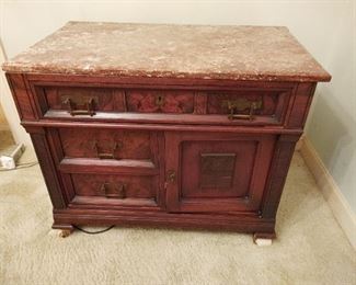 Marble top dresser $350 marked down 300