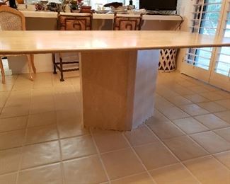 Travertine table