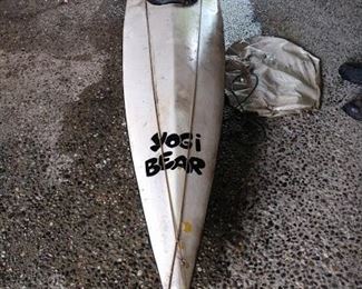 Car Port: Kayak White "Yogi Bear"