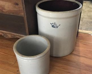 The crocks are in great condition