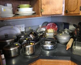 Wonderful pots and pans for the kitchen