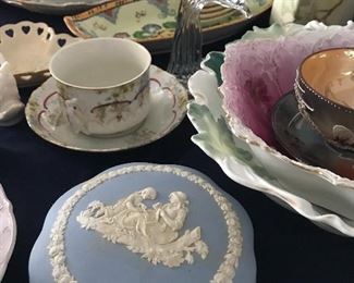 BEautiful wedgewood blue trinket box