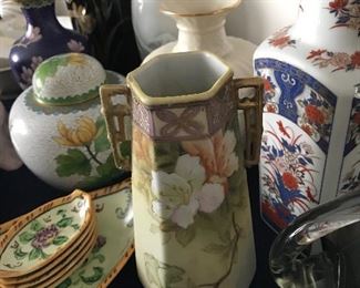 Nippon Vase. Look at the other pieces surrounding this beautiful vase