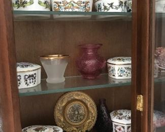 Wonderful little wall curio cabinet