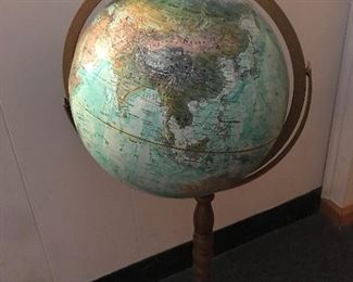 Wonderful globe on a stand.