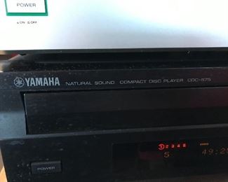 You will find the following pictures: Sony Graphic Equalizer SEQ-9,Sony Stereo Cassette Deck TC-FX44. Denon DVD Video Player DVD-1730, 3 pc Polk Audio Sound System-2 satellite, 80HM 50W Center Speaker, Denon AV Receiver 100W TX - NR 525, Sylvania 4 Head Video Cassette Recorder, Sony PS-FL1 Servo Lock/Fully Automatic Turntable, Yamaha Compact Disc Player CDC-575, Pair Sony 100W 28"X15" Speakers, Sony 42" Bravia TV