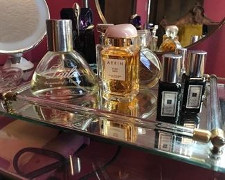 Wonderful perfume: Laila from Norway; Jo Malone - Velvet Rose Ova and Dark Amber/Ginger Lily, Aerin - Lilac Path; Eternity; Elizabeth Arden-Untold