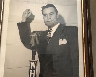 Autographed picture signed by Hank Bauer WHB