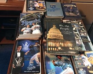 Royals Media Guides going back to early 70's