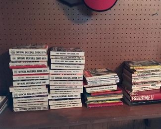 Official Baseball guides going back to the 70's