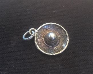 small sterling sombrero hat charm $9