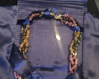 real beads on this stauer necklace -w/ original box $25