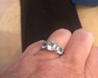 another view of blue topaz sterling ring 