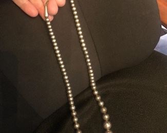 120 gr on this long sterling necklace $110 