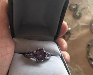 925 stamped bling ring $22 very sparkly in person 