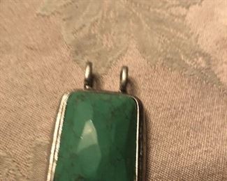 costume pendant- better in person tuquoise color  $7