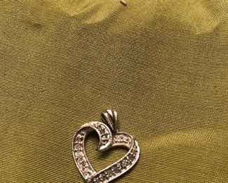 gold w/ tiny diamonds    