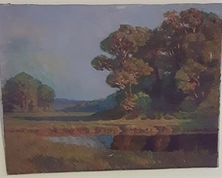 Signed Antique Oil Painting