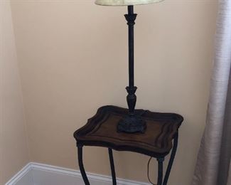 Table and lamp