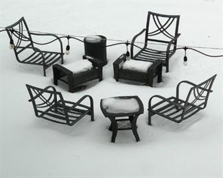 More outdoor furniture now defrosted