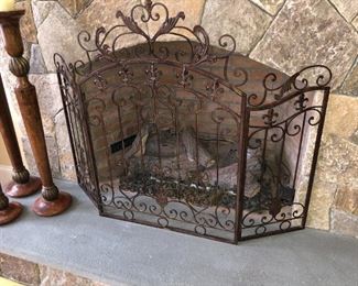 1/3 fireplace screens