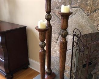 Tall candle holders
