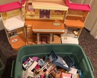 Fisher Price Doll house and accessories 
